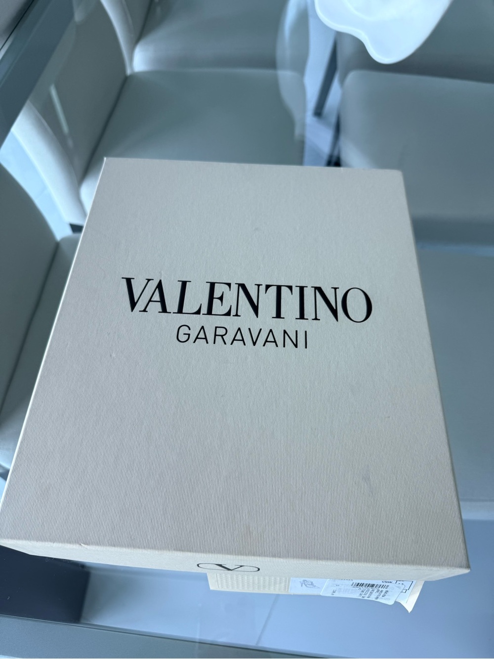 Valentino Cream Logo Shoebox